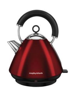 Morphy Richards Accents Pyramid Kettle - Red